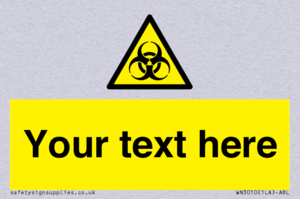 Custom Bio-Hazard Sign